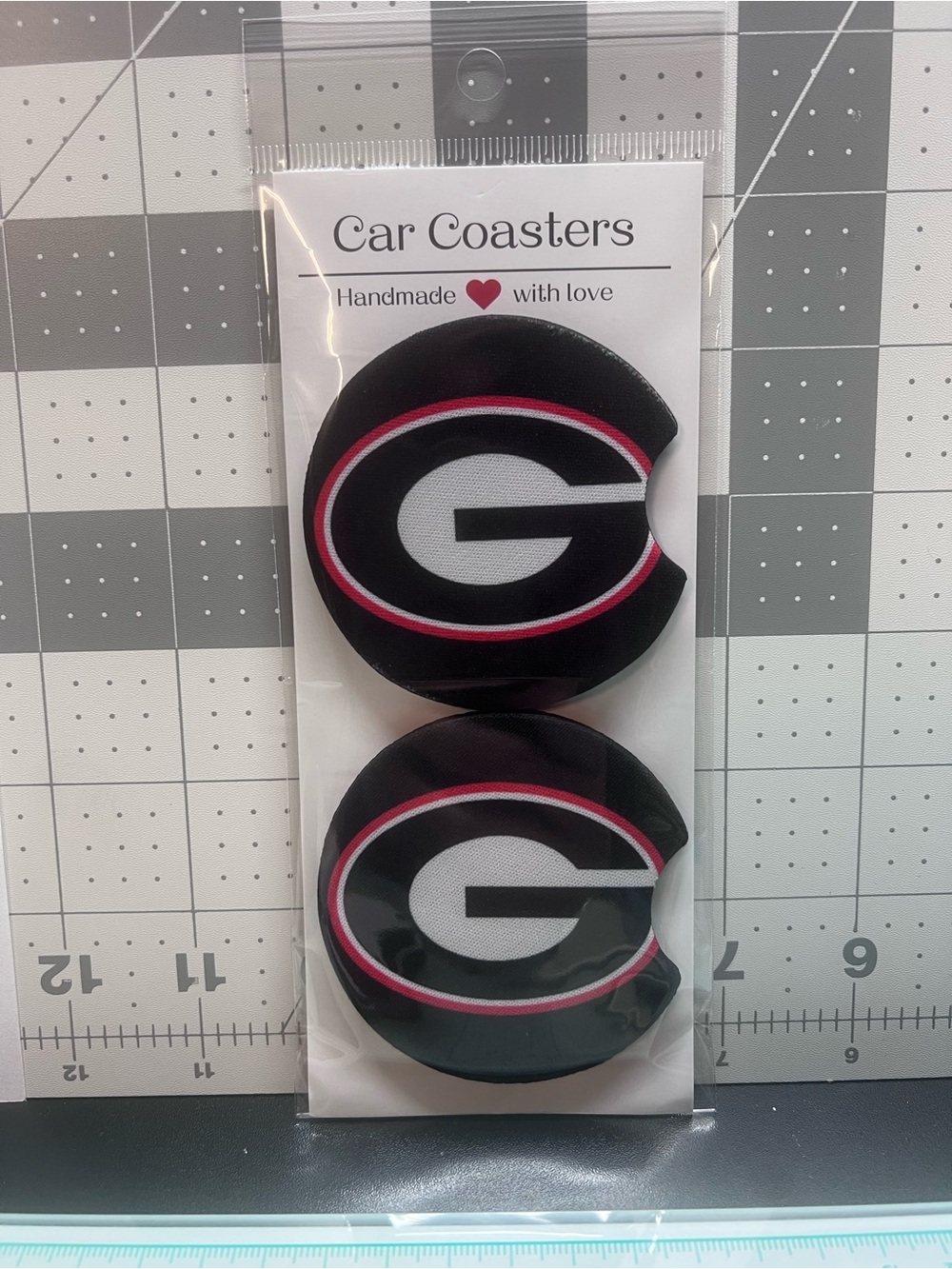 University of Georgia car coasters